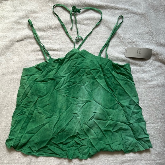Tops - CAD green tie dye top